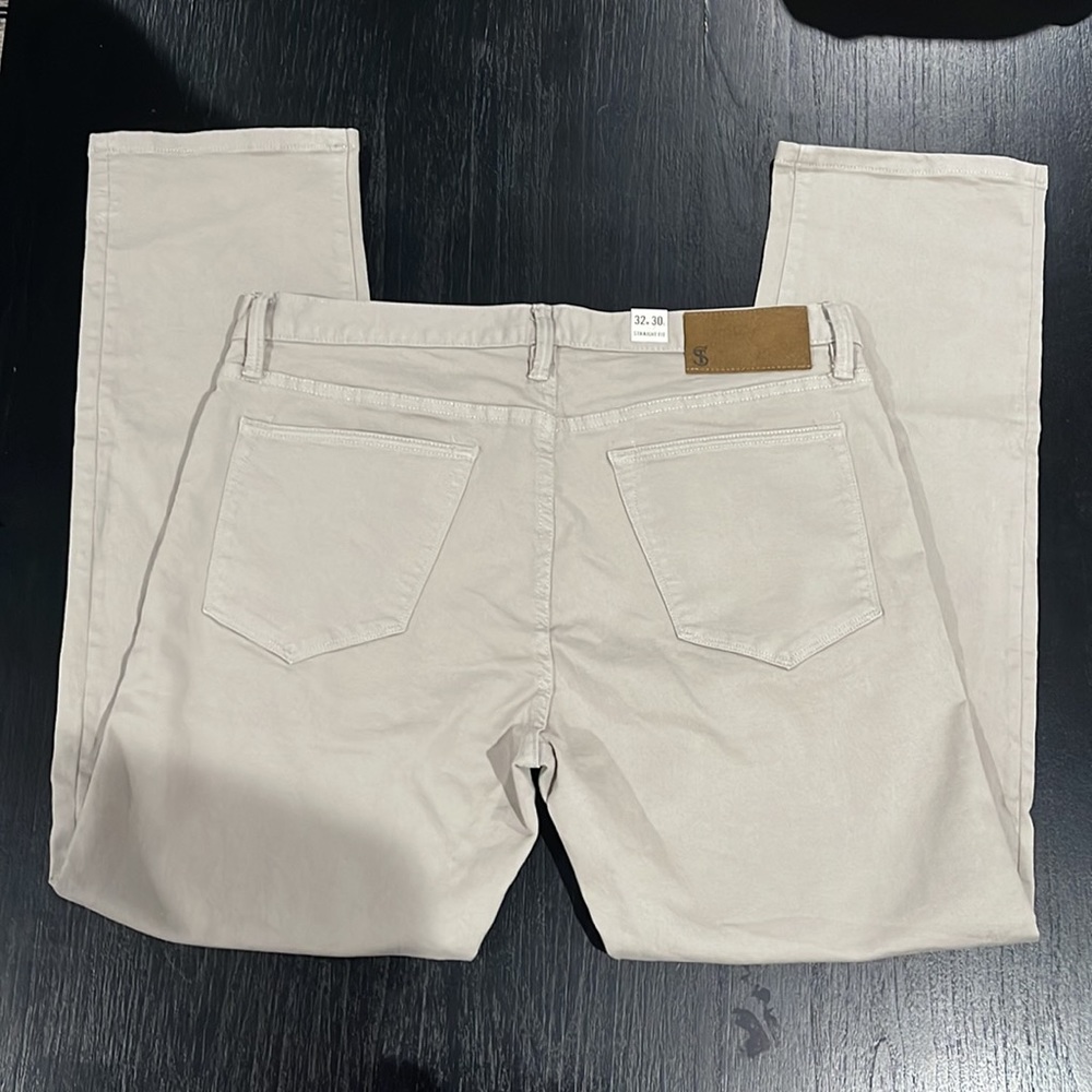 Todd Snyder straight garment dyed 5 pocket twill in manor gray - Picture 4 of 7